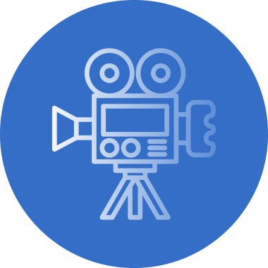 Web için sinema ikonu vektör simgesi