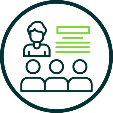 İnsanların vektör illüstrasyonu simgeler, insanlar, simge