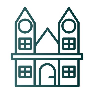 ev izole edilmiş ikon vektör illüstrasyon tasarımı