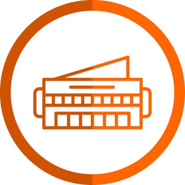 Modern simge oluşturmanın vektör illüstrasyonu