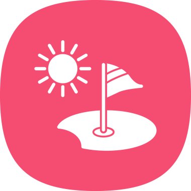 Güneş simgesinin vektör illüstrasyonu