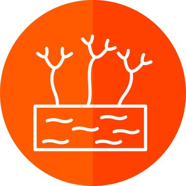 ağaç simgesi vektör illüstrasyonu