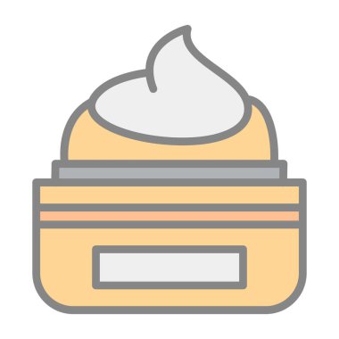 tereyağı vektörü düz renk simgesi