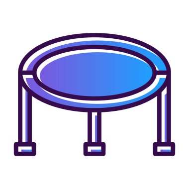 Sandalye simge, basit tarzı