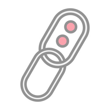 Zincir simgesi, vektör illüstrasyonu