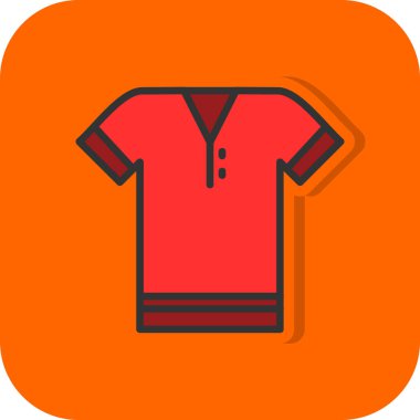 t-shirt simgesi, vektör illüstrasyonu basit tasarım