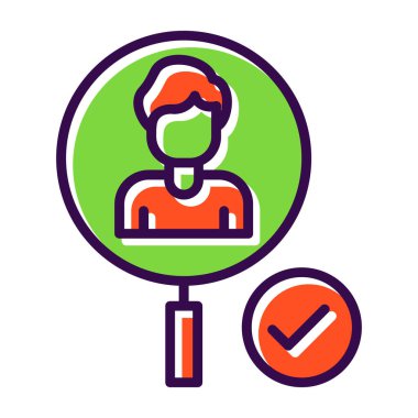 man simgesi vektör illüstrasyonu