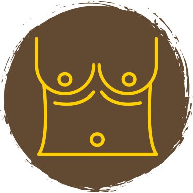 Kahverengi bir geçmişi olan kadın vücudu.