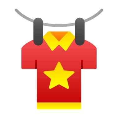 Gömlek simgesini, basit tarzı