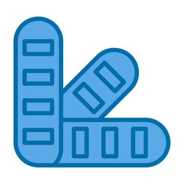 tıbbi ikon web renk illüstrasyonu