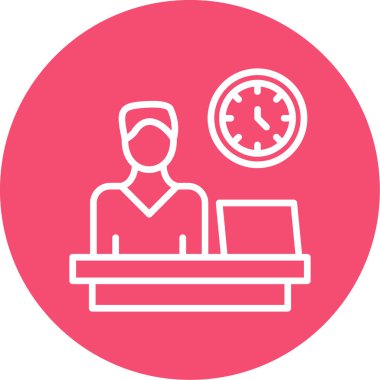 iş simgesi vektör illüstrasyonu