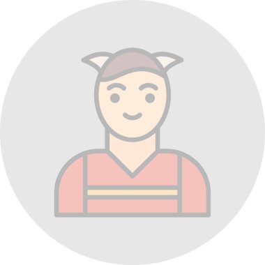 Japon kültür vektör simgesi