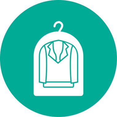 Ceketli bir kadının vektör çizimi