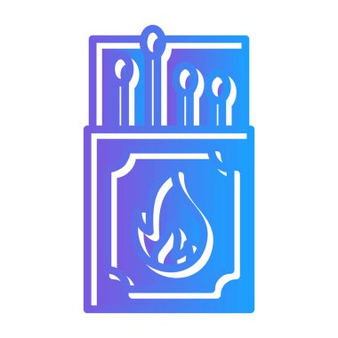 yanan alev simgesi, özet biçimi