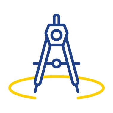 Pusula. Web simgesi basit illüstrasyon 