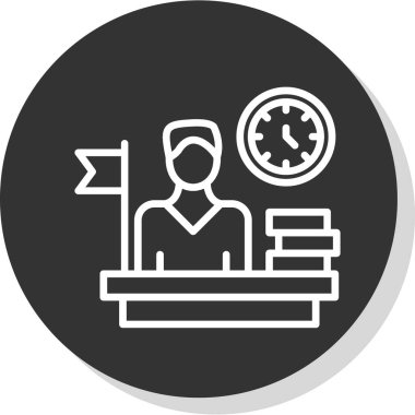 Vektör illüstrasyonu, seo modern simge