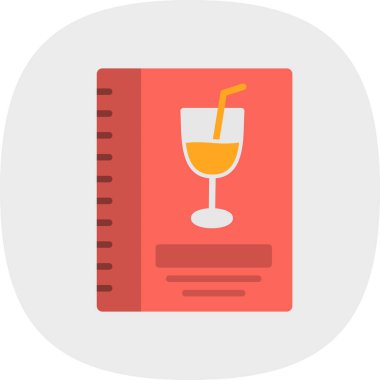 menü düz simgesi, vektör illüstrasyonu