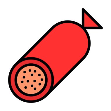 bomba simgesi. vektör çizim