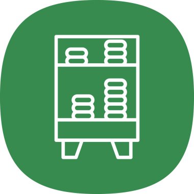 Modern bir simgenin vektör illüstrasyonu