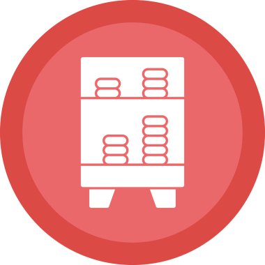 Vektör sunucu web simgesi