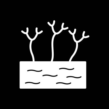 ağaç vektörü sembolü düz simge