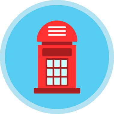 Bina. Web simgesi basit illüstrasyon