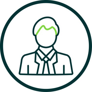 Adamım. Web simgesi basit illüstrasyon 