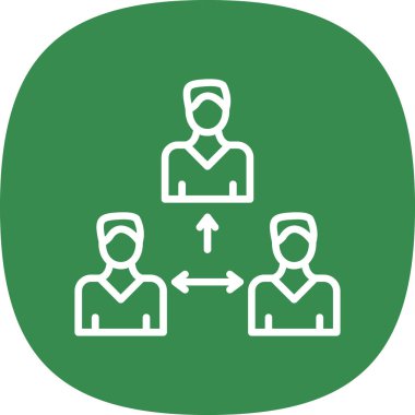 İş ve finans simgesinin vektör illüstrasyonu