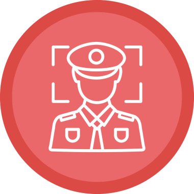 Modern simgenin vektör illüstrasyonu