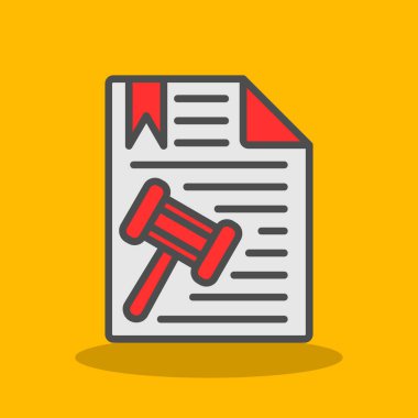 yasal belge vektör çizim tasarımı 