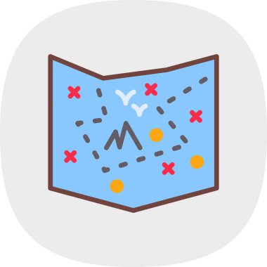 harita pin konumu simgesi düz biçimli