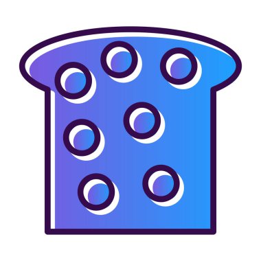 Peynir. Web simgesi basit illüstrasyon