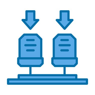 sunucu veri sunucusu ikonu vektör illüstrasyon grafik tasarımı