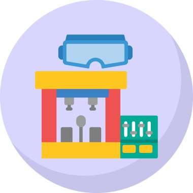 Elektronik düz vektör simgesi