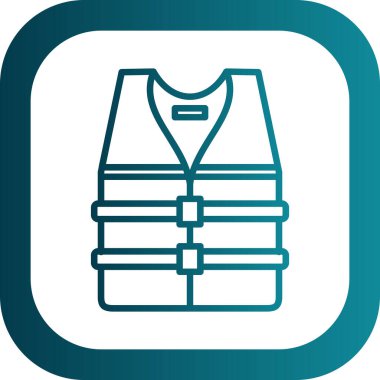 yelek simgesi, vektör biçimi