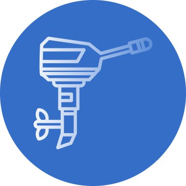 tekne ikonu vektör illüstrasyonu 