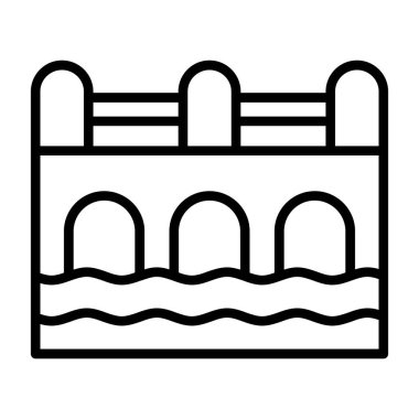 Yüzme havuzu simgesi, taslak biçimi