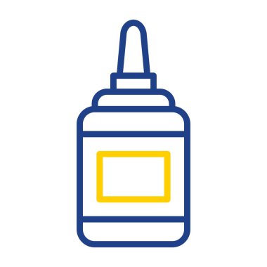 Hardal şişesinin vektör illüstrasyon simgesi 