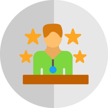 İnsan simgesinin vektör illüstrasyonu