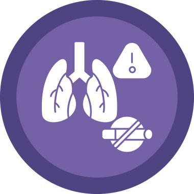 Sigara içmeyi bırak işaret vektörü çizimi tasarımı 
