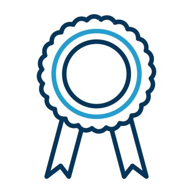 Madalya. Web simgesi basit illüstrasyon