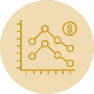 İş ve finans grafiklerinin vektör illüstrasyonu 