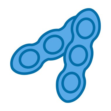 Mavi hareketli döndürme, illüstrasyon, beyaz arkaplan üzerindeki vektör.