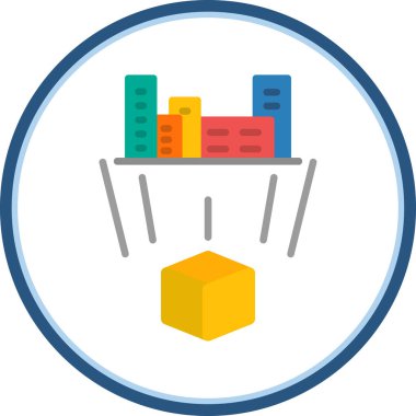 Düz vektör simgesi oluşturuluyor