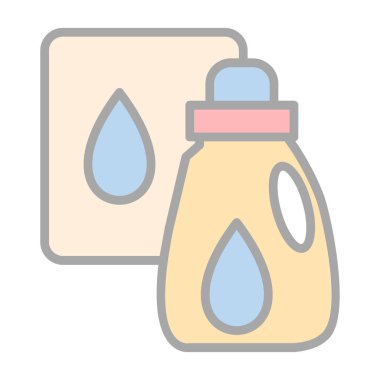 süt ikonu vektör illüstrasyonu