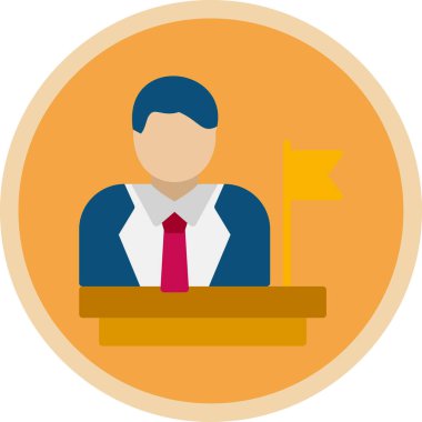 Dizüstü bilgisayarı olan bir adamın vektör çizimi