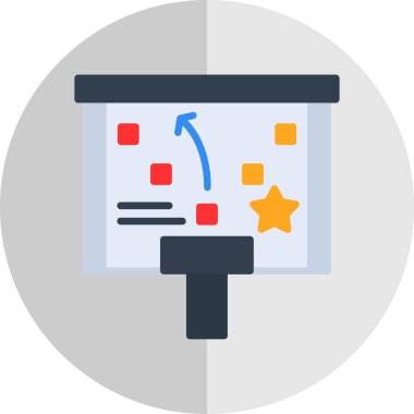 Sunuyu web simgesi, vektör çizim 