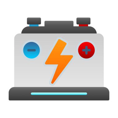 Pil. Web simgesi basit tasarım                       