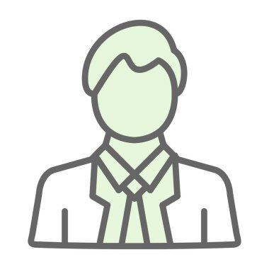 Adamım. Web simgesi basit illüstrasyon 