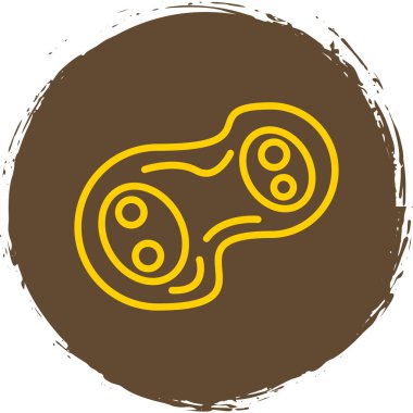 kahve çekirdeği ikonu vektör illüstrasyonu